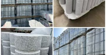 通化 芝麻白花岗岩挡车柱、隔离柱多少钱