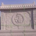 通化 芝麻白花岗岩屏风，照壁，影壁