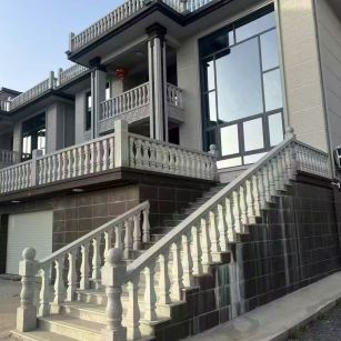 通化 芝麻白别墅阳台栏杆，楼梯栏杆