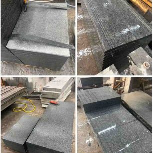 通化 芝麻黑地铺石材