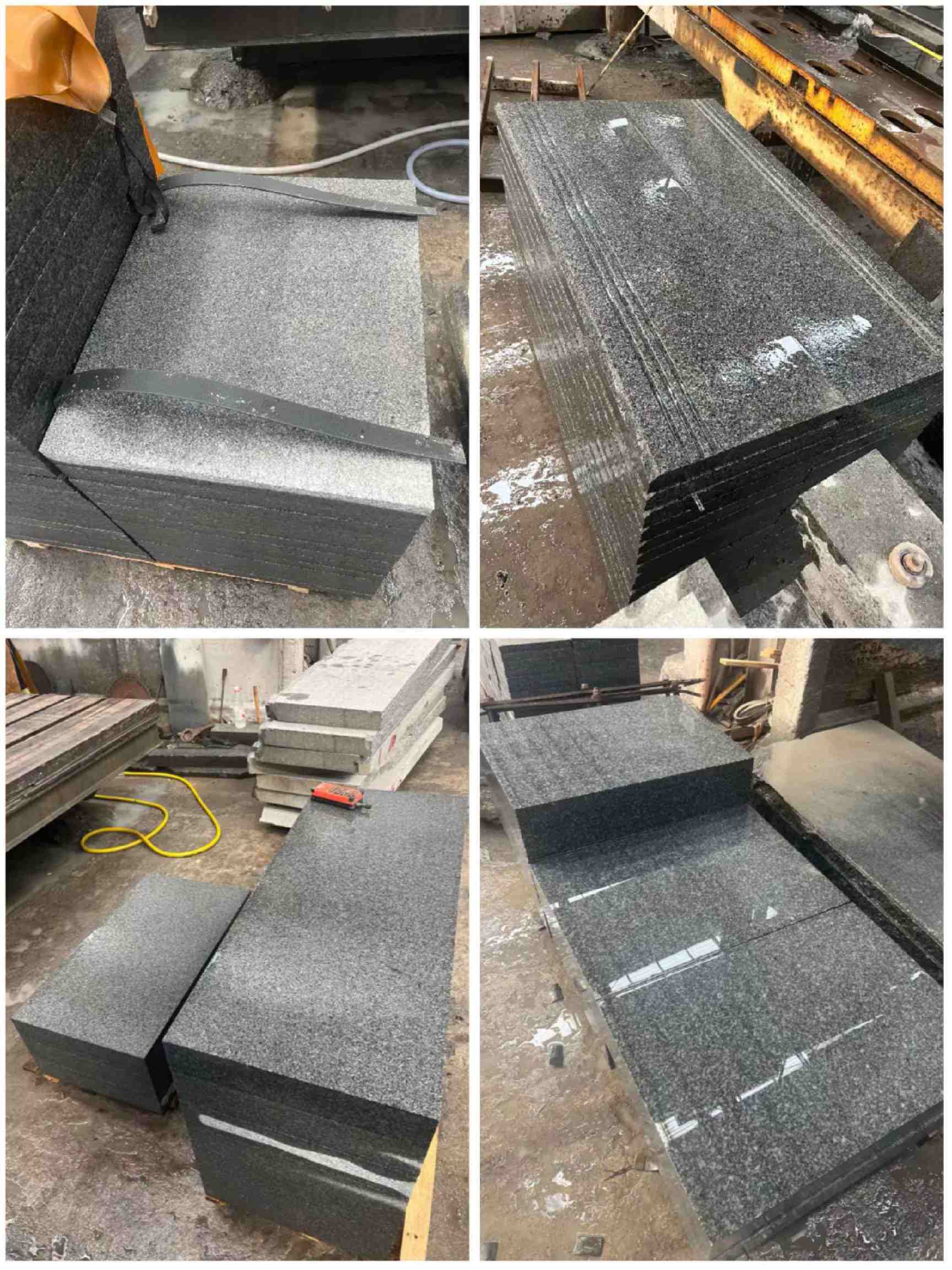 通化 芝麻黑地铺石材