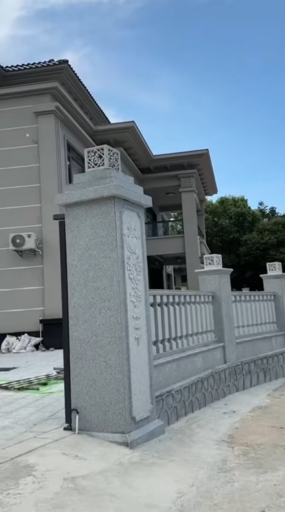 通化 芝麻白别墅围墙栏杆，私人订制