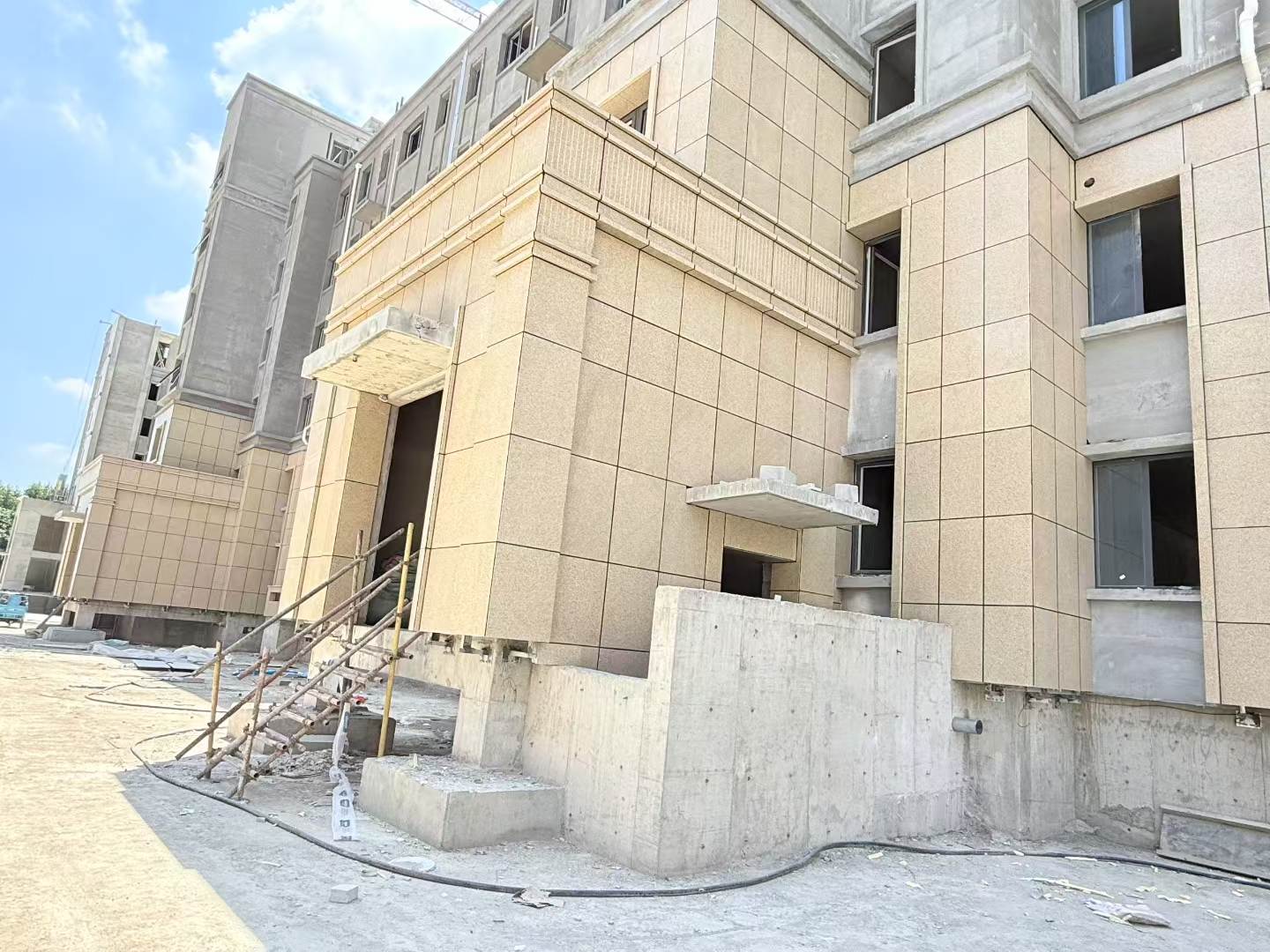 通化 黄金麻干挂，工地实拍