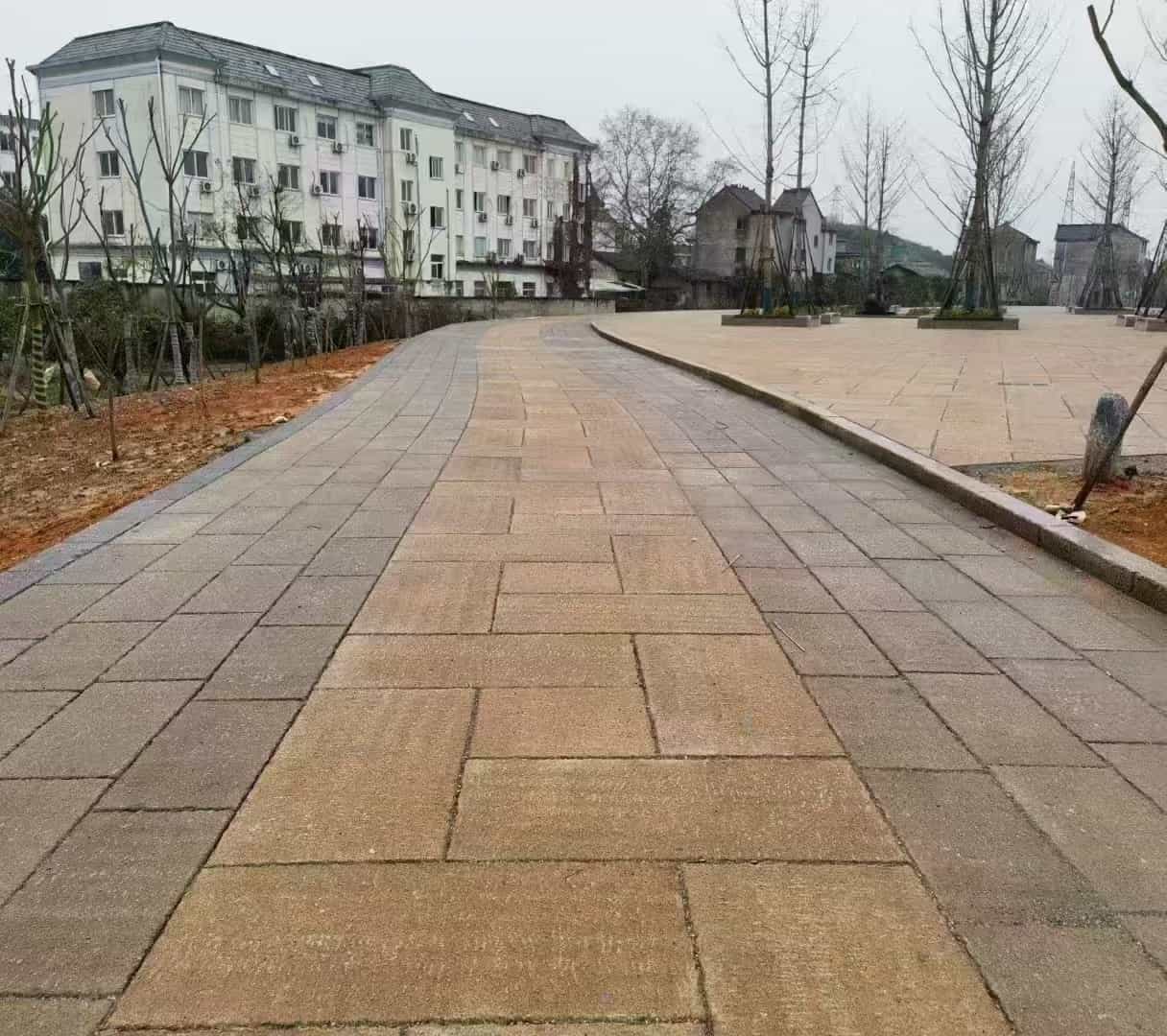 通化仿古石铺装效果