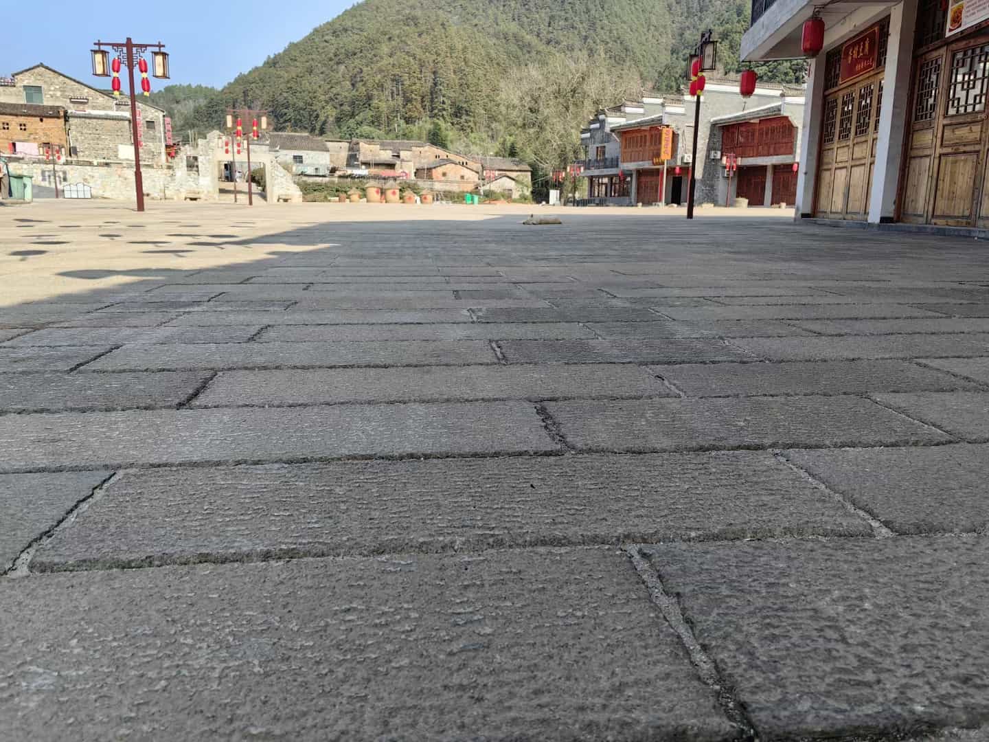 通化仿古石铺装效果