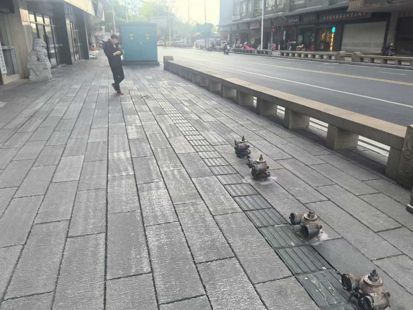 通化仿古石铺装效果